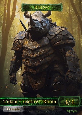 Rhino #5 AI ART